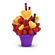 Tasty bucket. Delicious edible fruit arrangement of strawberries, pineapple and grapes!. Prague